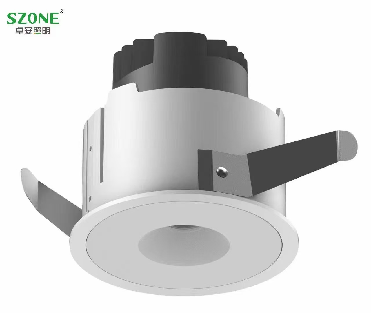 卓安照明嵌入式圆形LED射灯